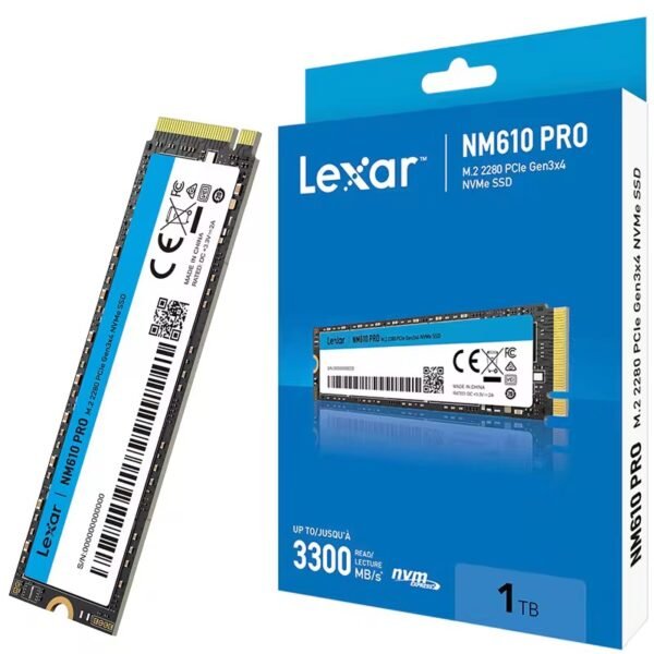 Lexar NM610 Pro SSD NVMe M.2 PCIe Gen3x4