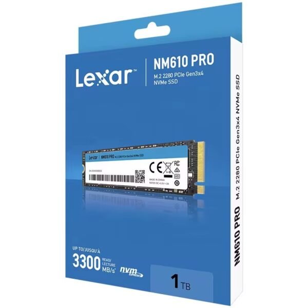 Lexar NM610 Pro SSD NVMe M.2 PCIe Gen3x4