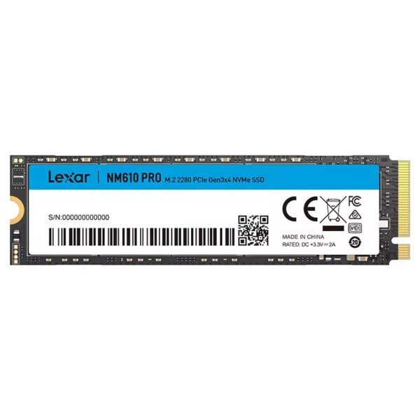 Lexar NM610 Pro SSD NVMe M.2 PCIe Gen3x4