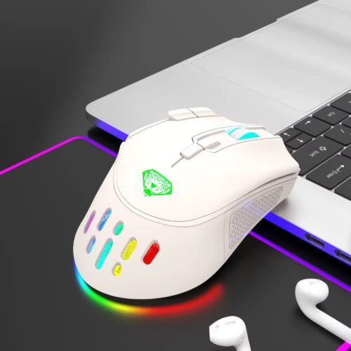 Souris Gamer RGB – Rechargeable | Type-C | 3200 DPI