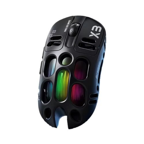 Souris Gamer Sans Fil Leilang X3 – Haute Précision RGB
