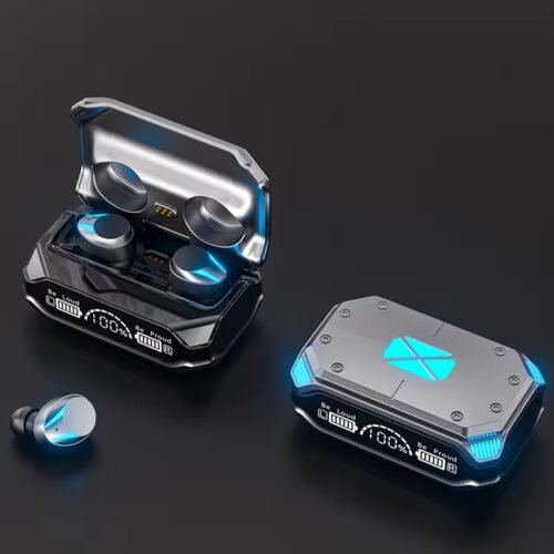 Écouteurs Bluetooth M41 – Stéréo Binaural | Écran Digital | Gaming | IPX3 Étanche