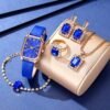 Montre Femme Élégante avec Parures 5 pièces