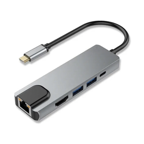 Weixin Image_20251216211654_305_35 Hub USB-C Multifonction 5-en-1 avec Ethernet Gigabit & HDMI 4K